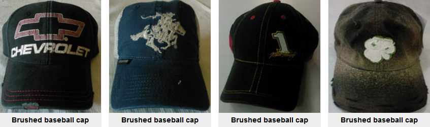 brushed baseball cap